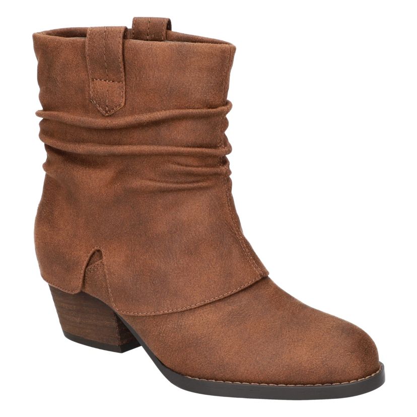 Twyla Slouch Block Heel Ankle Boots