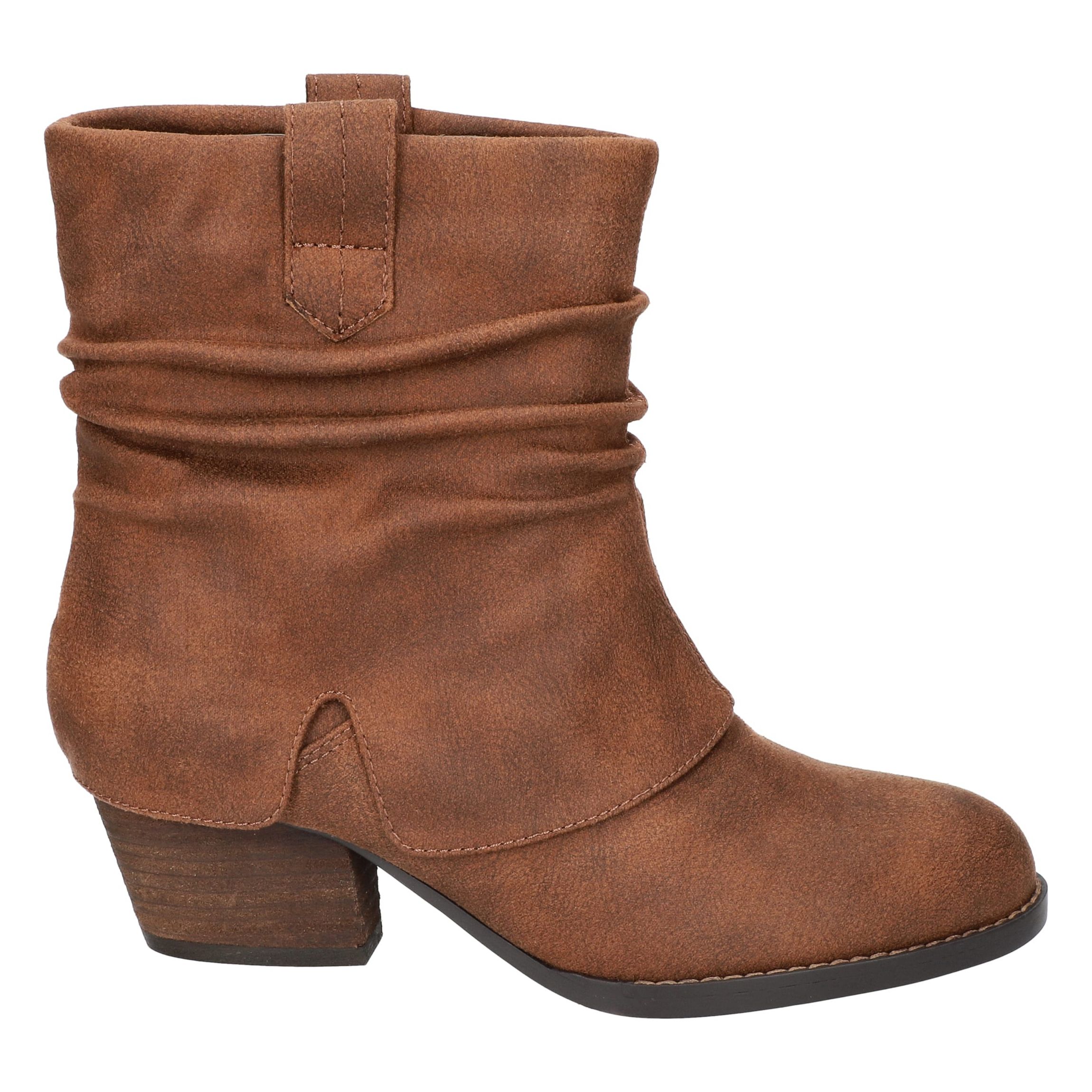 Twyla Slouch Block Heel Ankle Boots