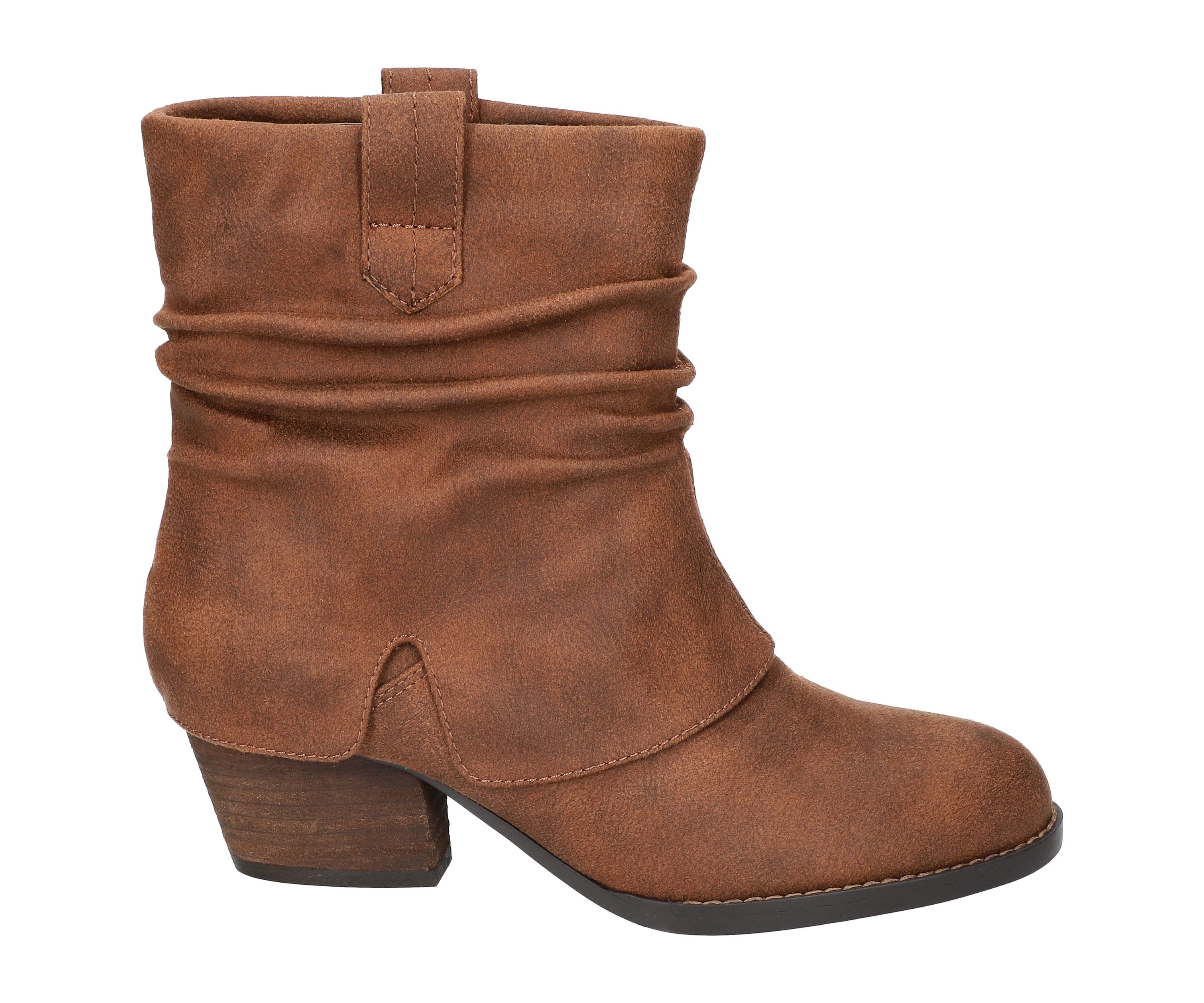 Twyla Slouch Block Heel Ankle Boots