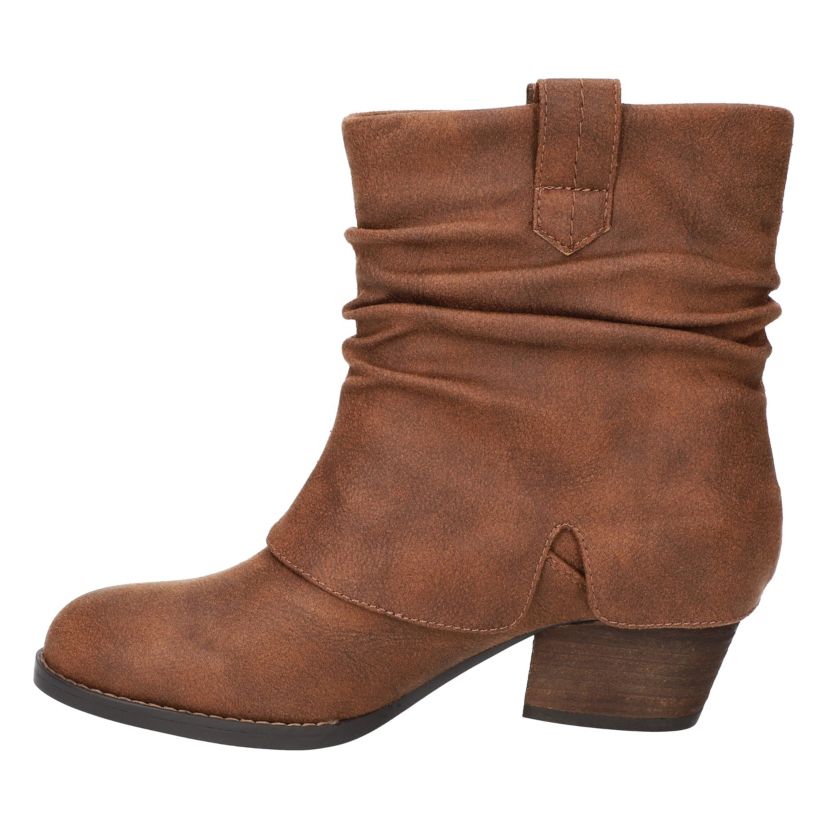 Twyla Slouch Block Heel Ankle Boots
