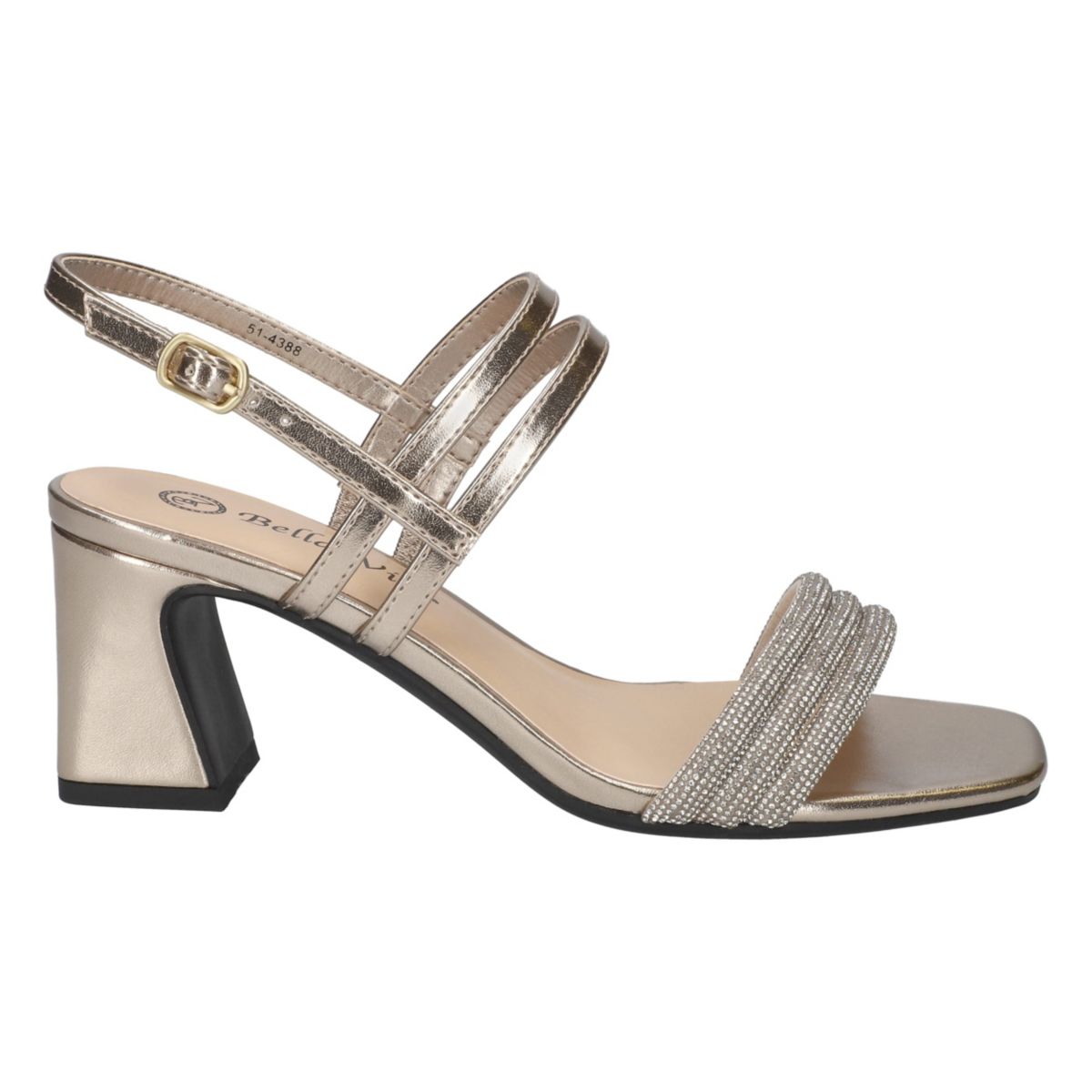 Majesty Square Toe Block Heel Sandals