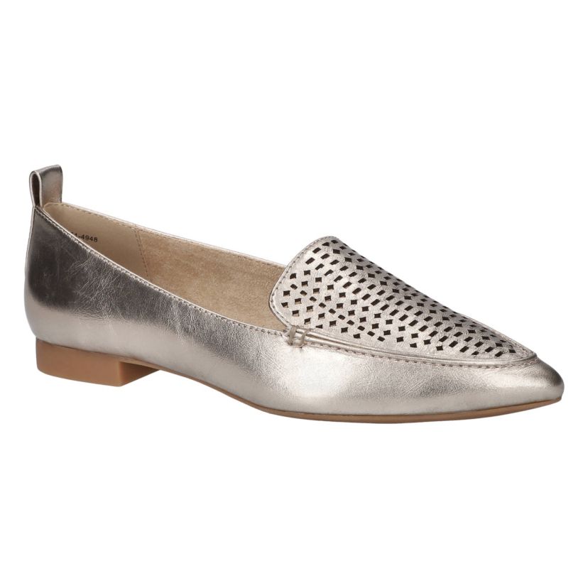 Alessi Perf Pointed Toe Flats