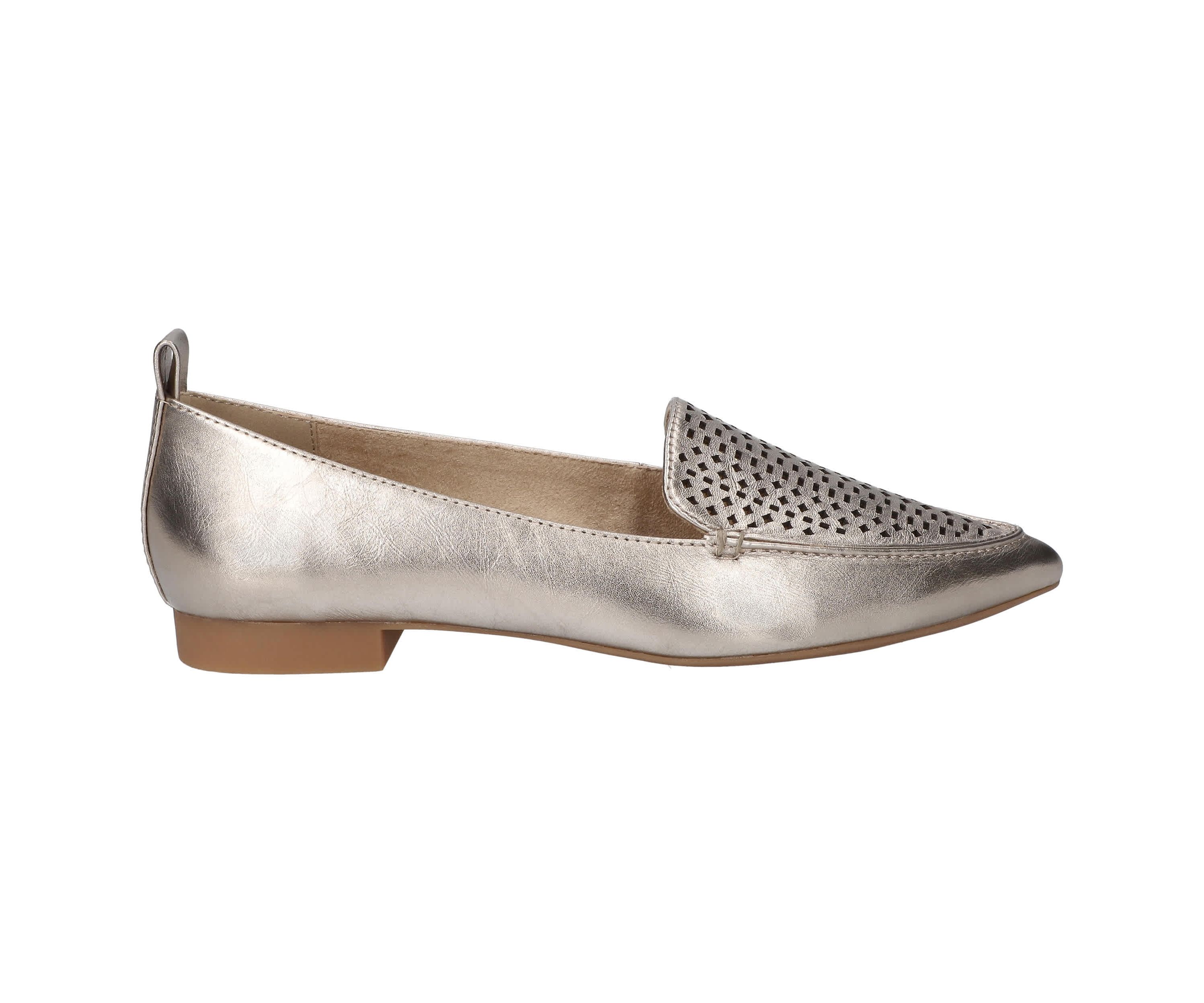 Alessi Perf Pointed Toe Flats