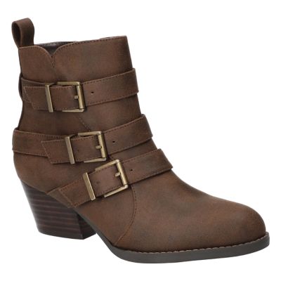 Bella-Vita Women's Bowie Ankle Boots, Brown, 6W