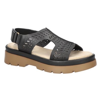 Bella-Vita Women's Indigo Sandals, Black, 8WW