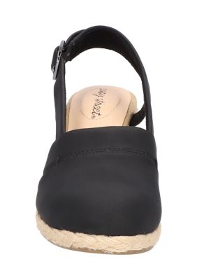 Stargaze Espadrille Slingback Wedges