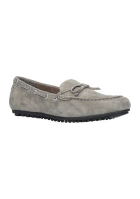 Bella-Vita Women's Scout Comfort Loafers, Grey, 9.5WW