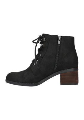 Sarina Lace Up Booties