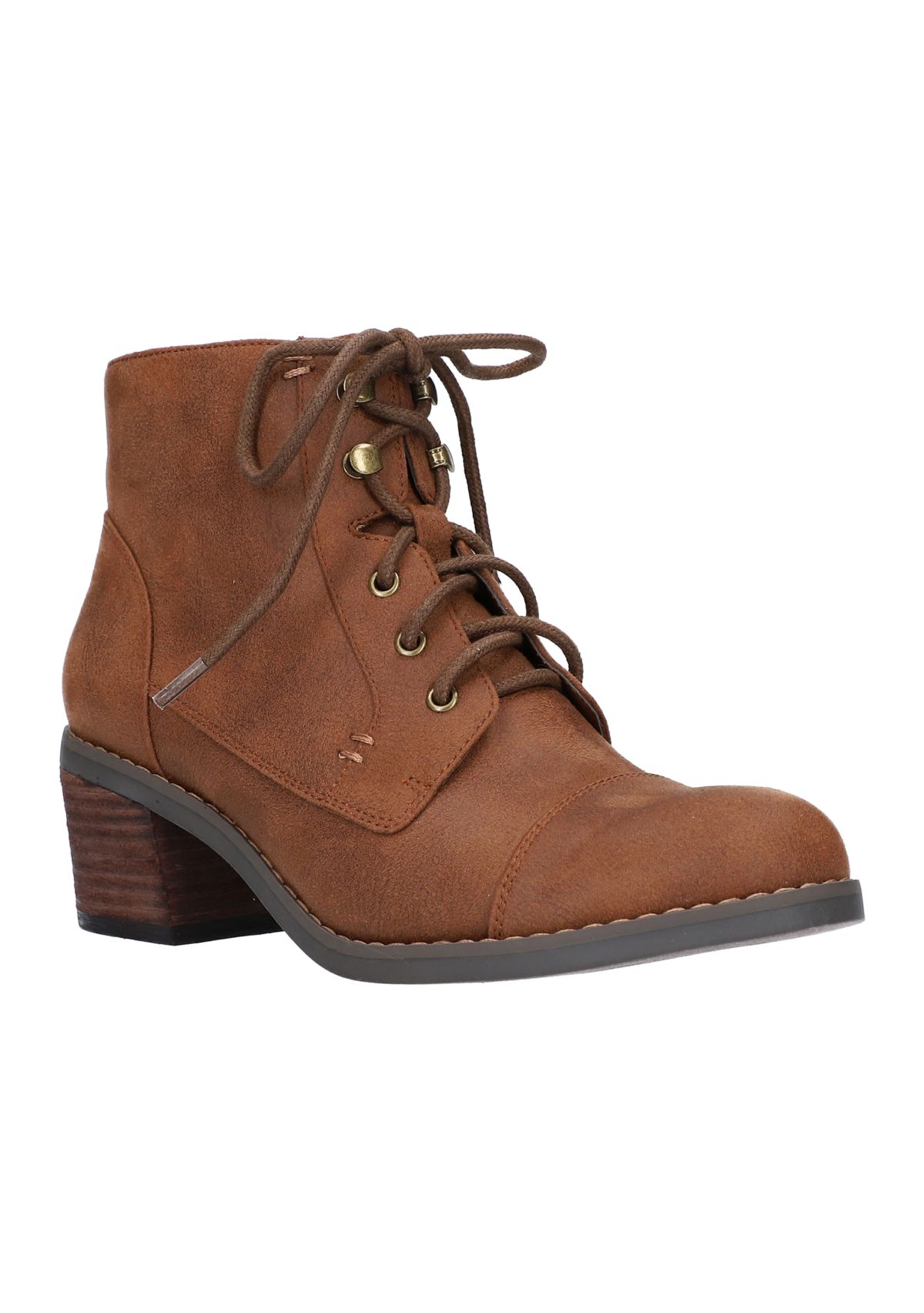 Sarina Lace Up Booties