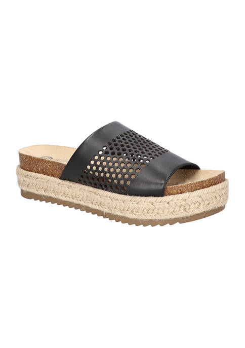 Bella-Vita Beverly Platform Slide Sandals