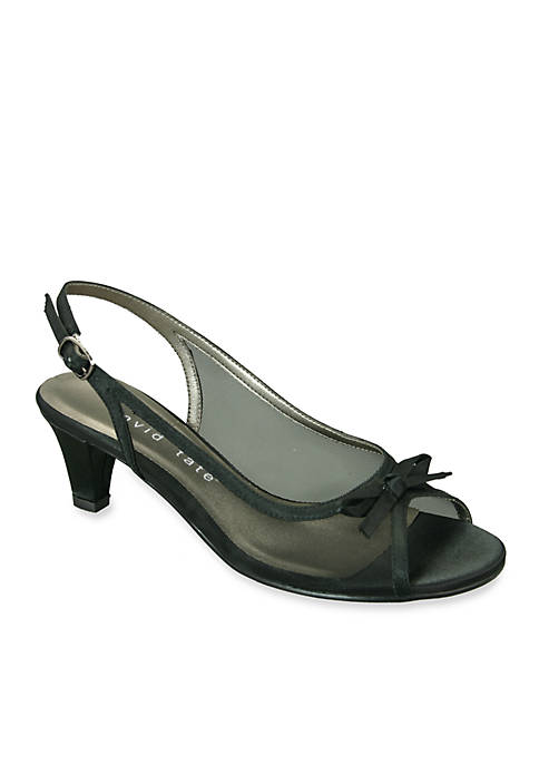 Prom Peep-Toe Slingback Pump - Available in Extended Sizes - Online Only