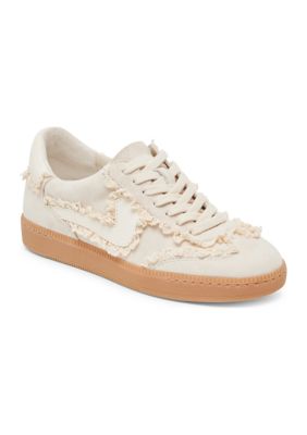 Dolce Vita Women's Notice Lace Sneaker, Ivory, 8M