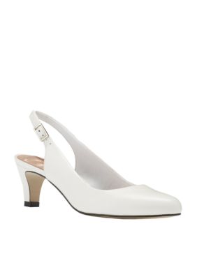 belk white heels