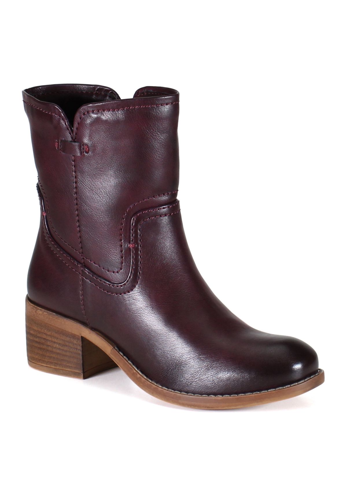 Wicker Wood Western Booties