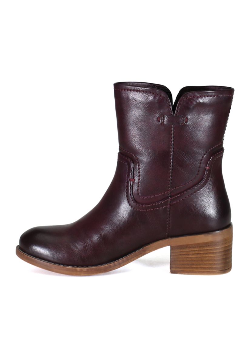 Wicker Wood Western Booties