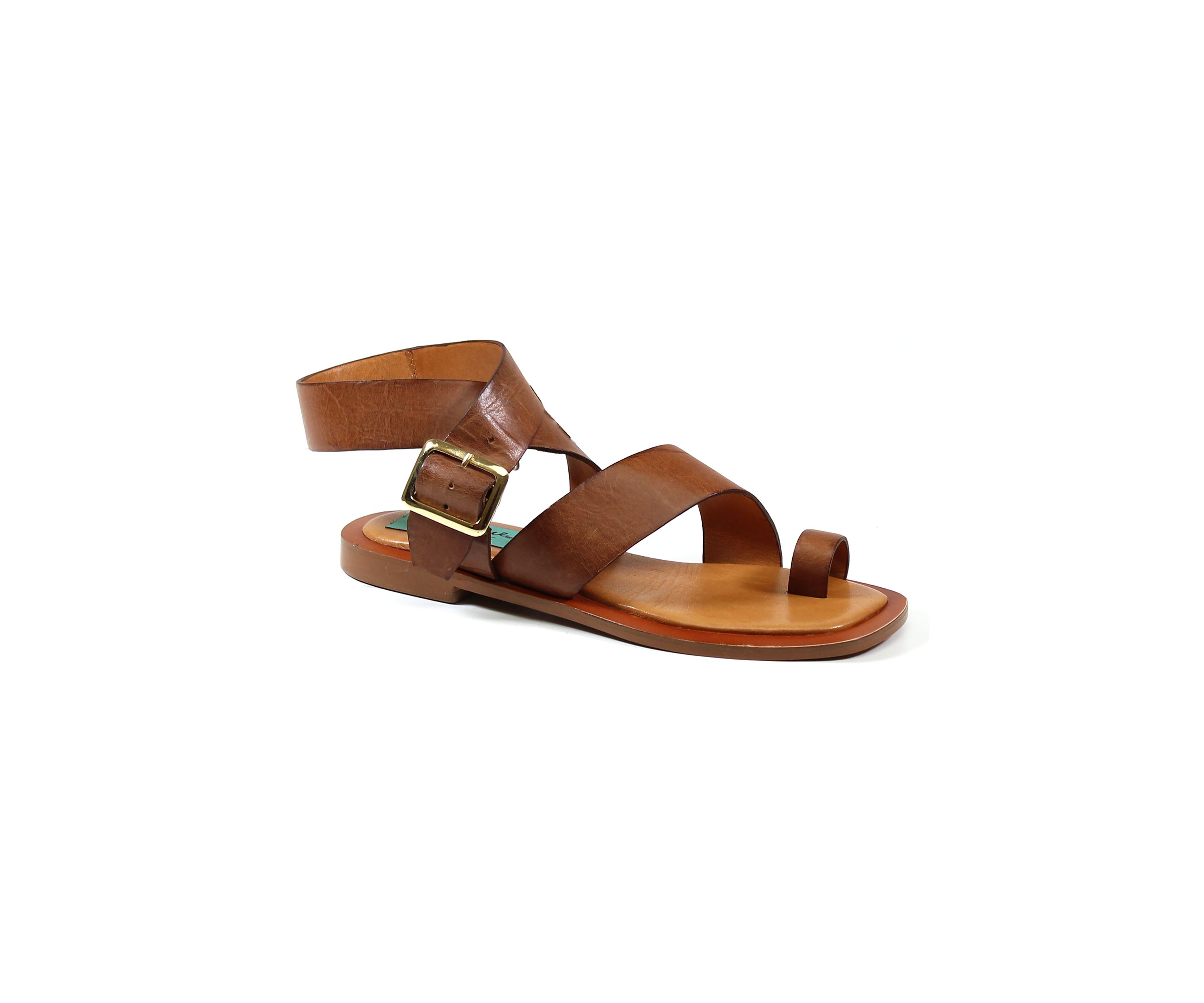 Cab Over Toe Loop Gladiator Sandals