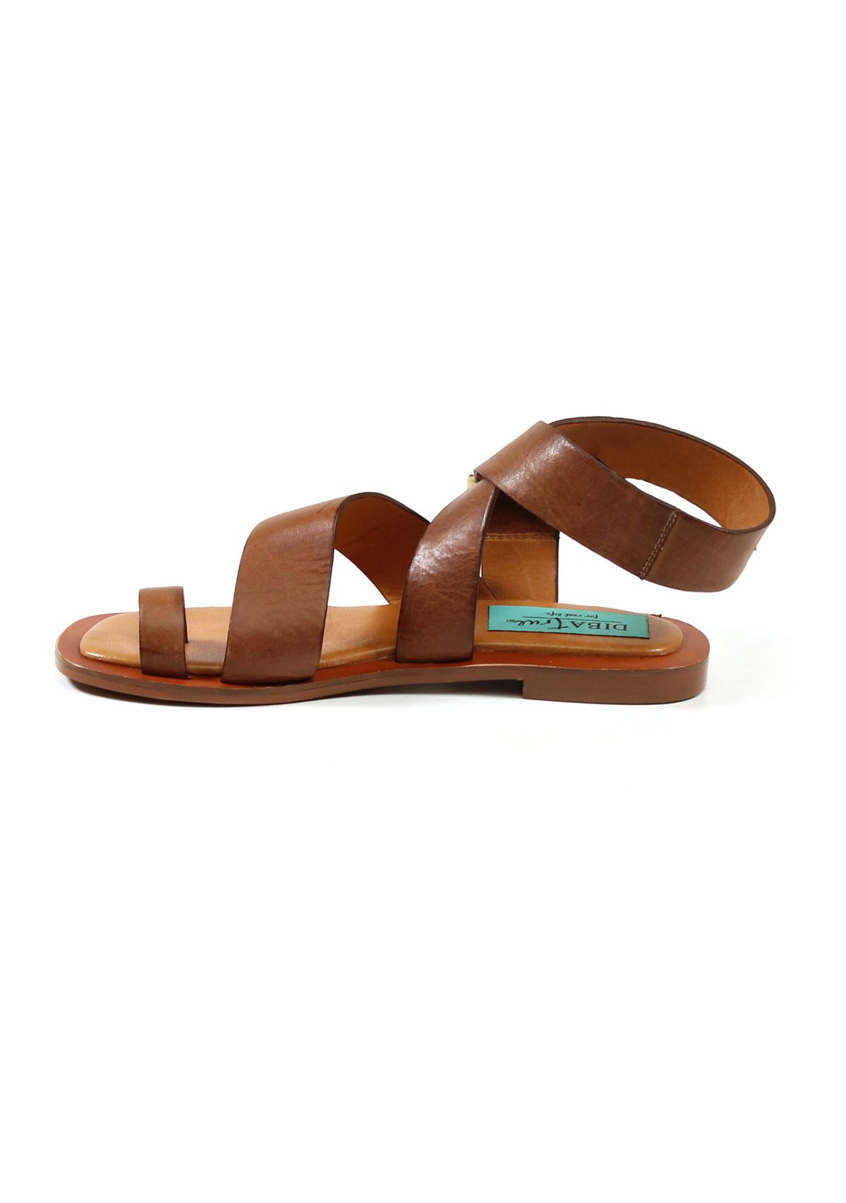 Cab Over Toe Loop Gladiator Sandals