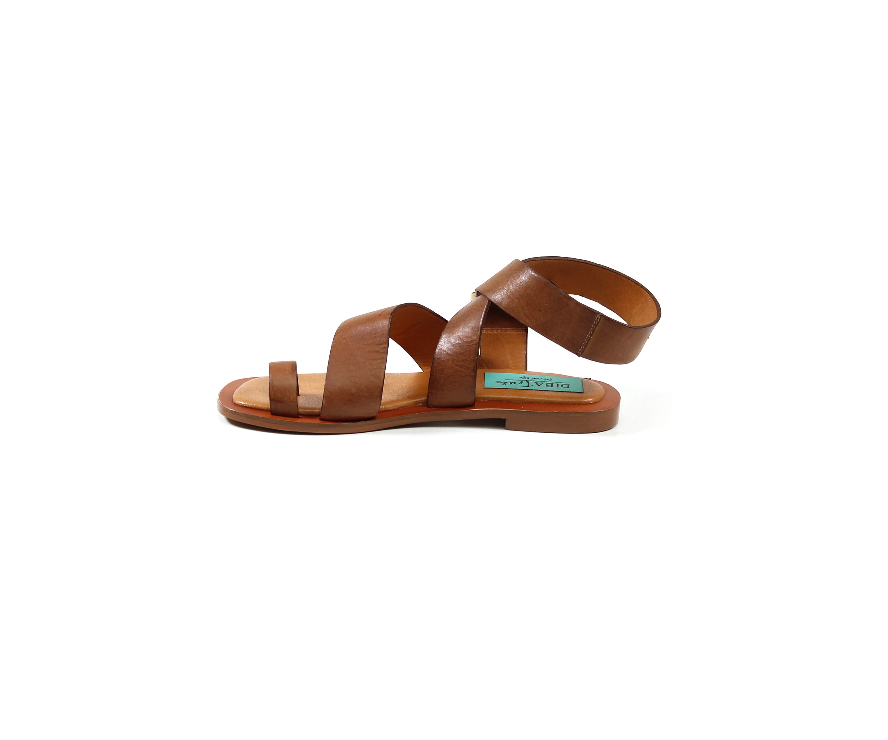 Cab Over Toe Loop Gladiator Sandals