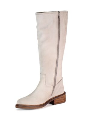 Diba True Women's KEEP EM Riding Boots, Ivory, 11M