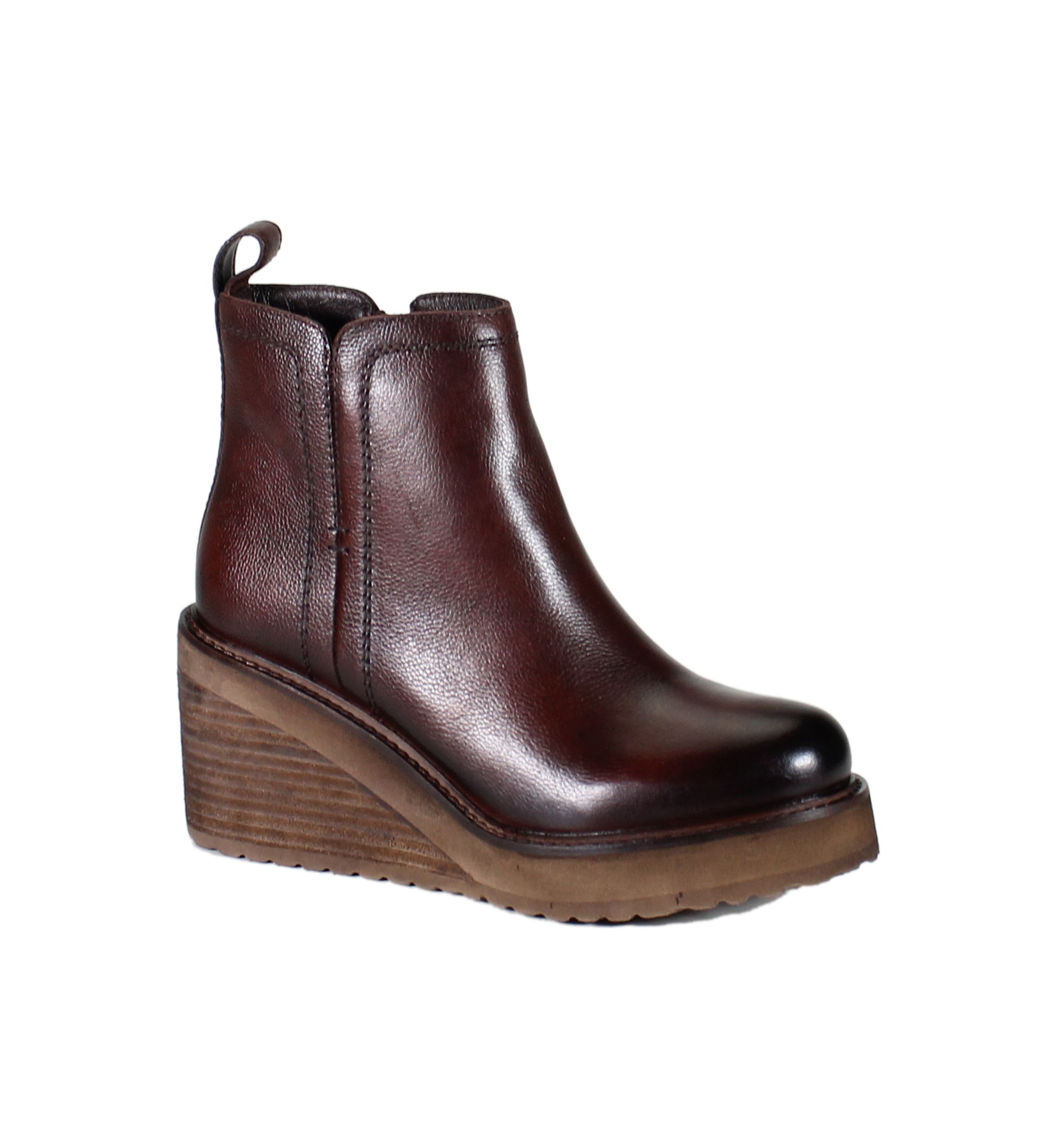 Circle It Wedge Booties