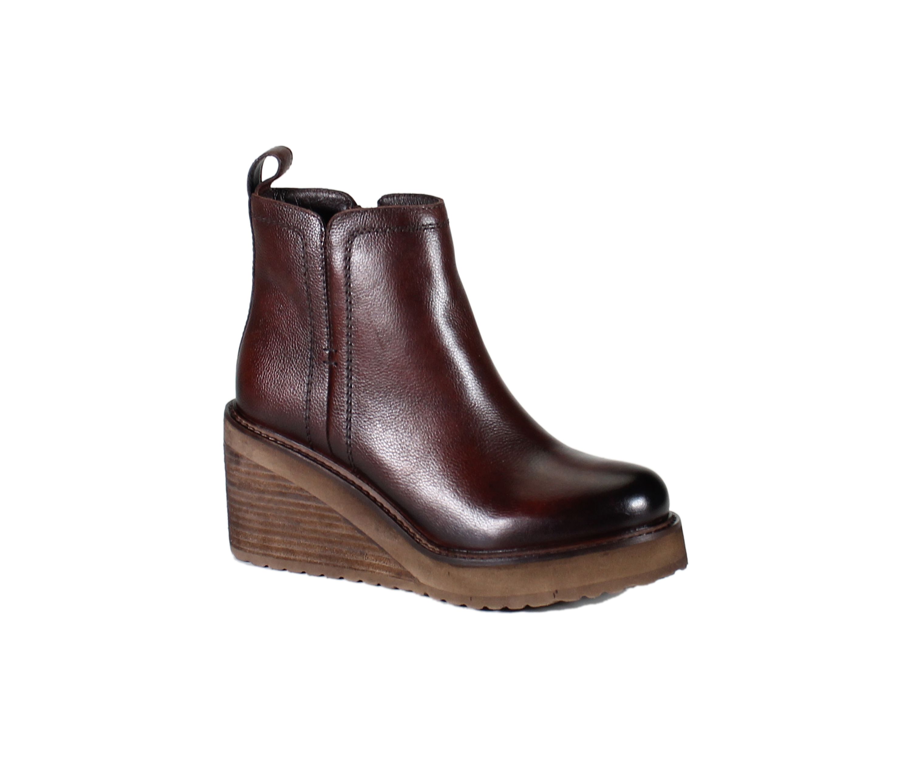Circle It Wedge Booties