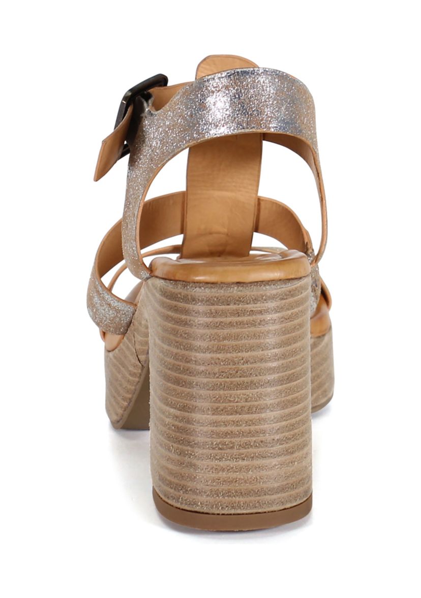 Argen Tine Metallic Heeled Sandals