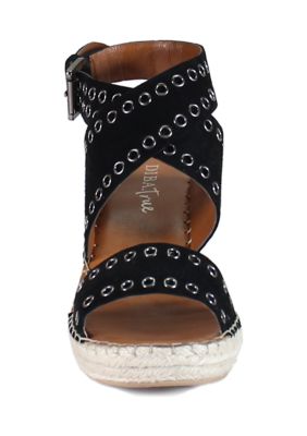 Gardenia Wedge Wrap Sandals