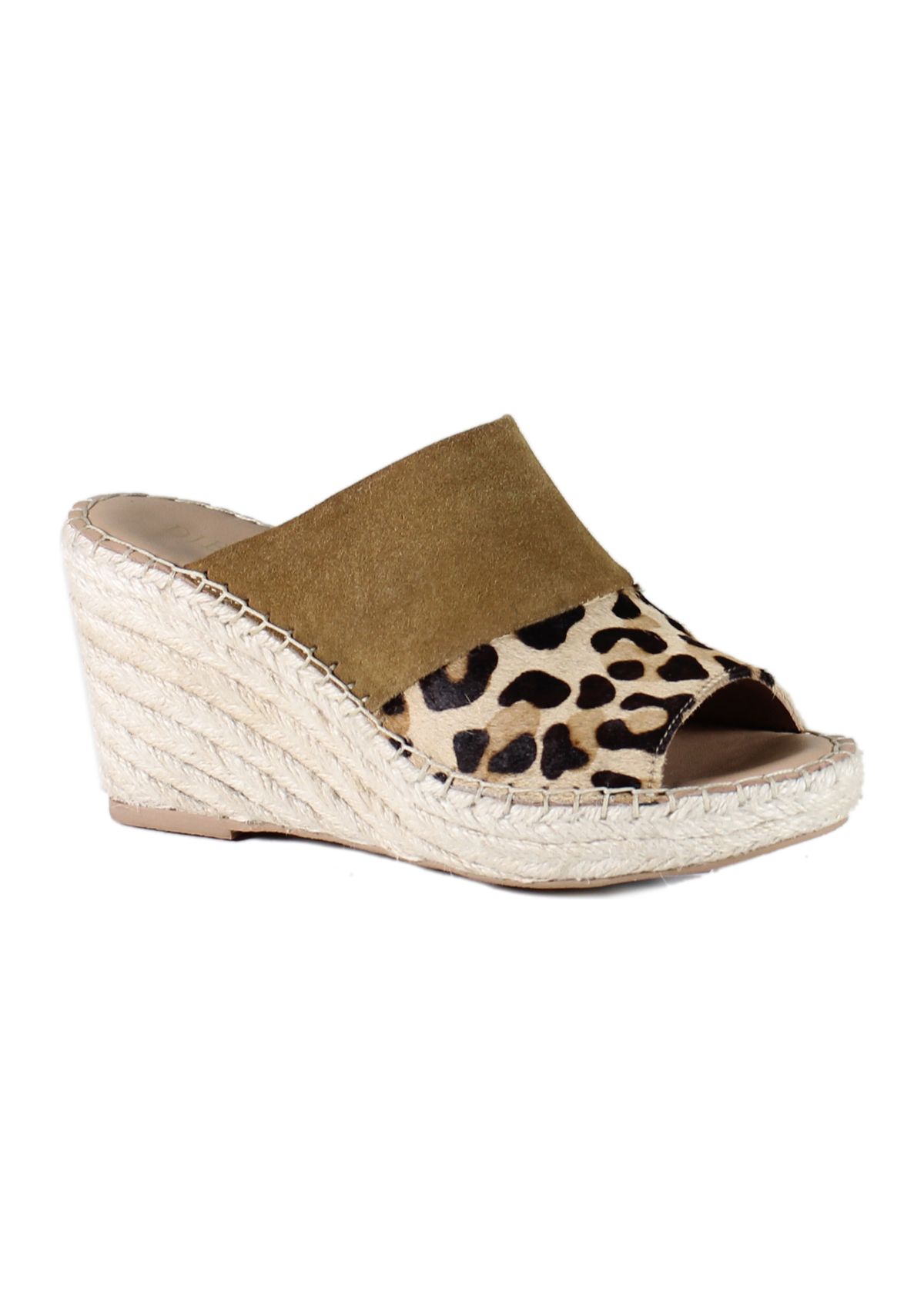Golden Sun  Slip On Wedge Sandals