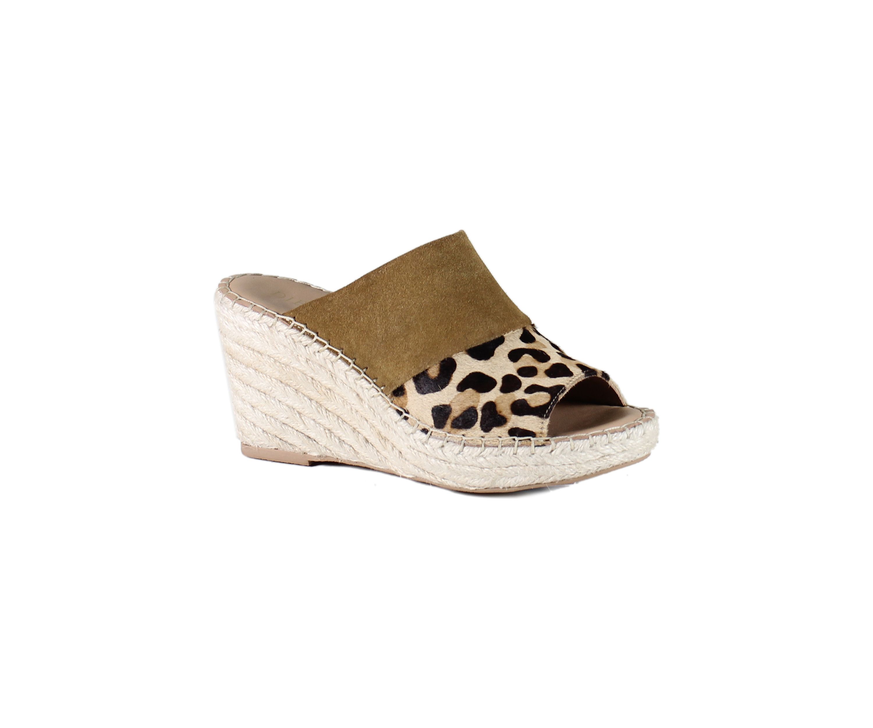 Golden Sun  Slip On Wedge Sandals