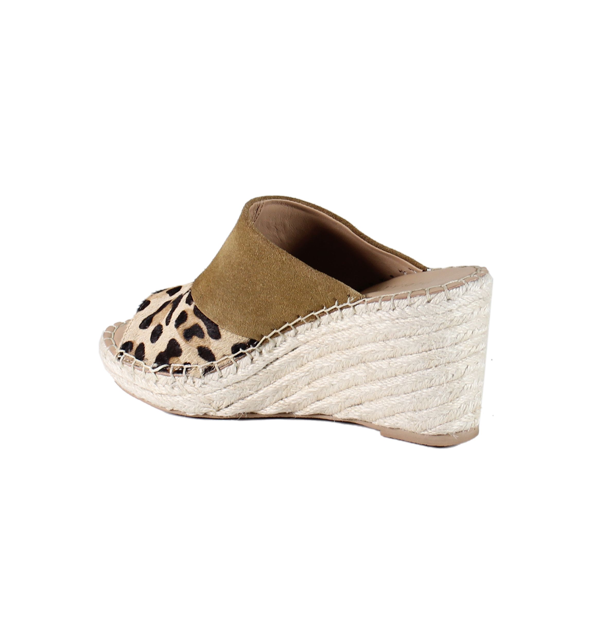 Golden Sun  Slip On Wedge Sandals