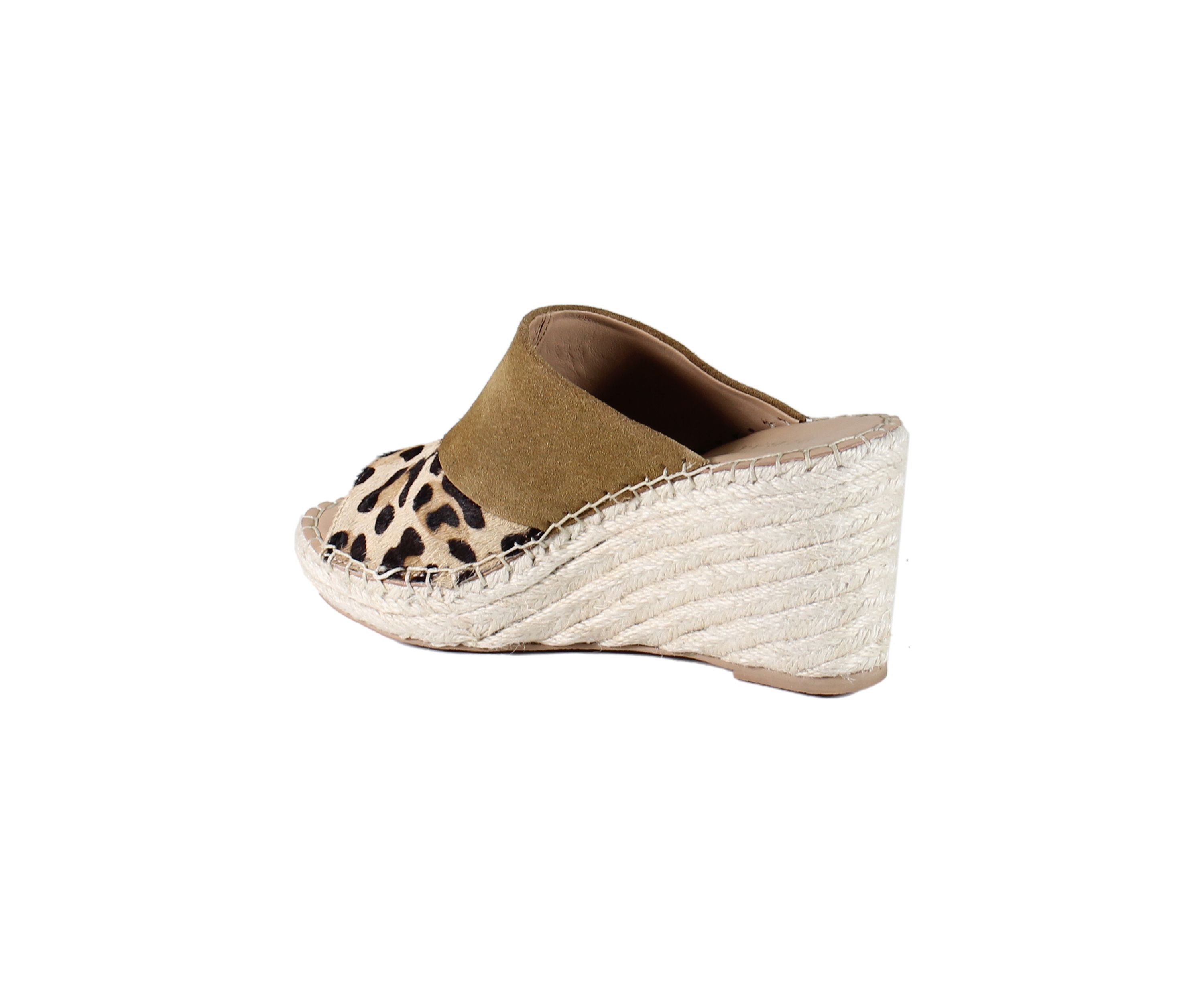 Golden Sun  Slip On Wedge Sandals