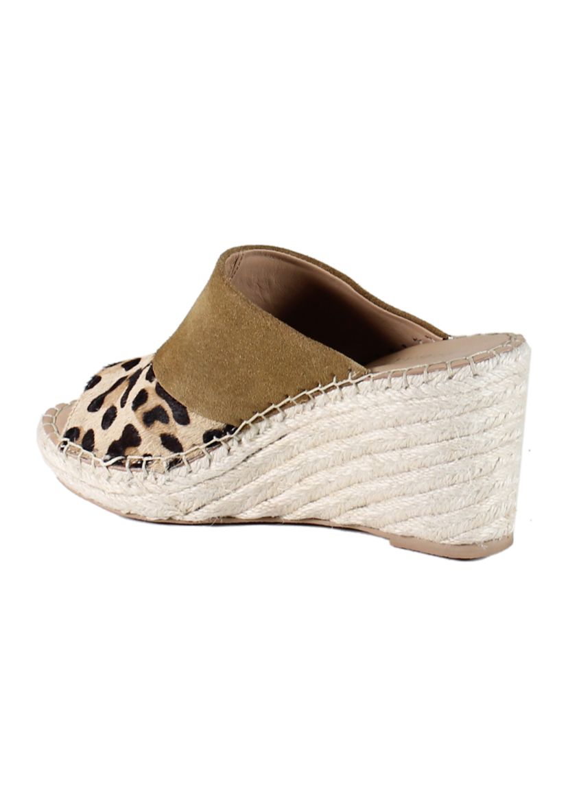 Golden Sun  Slip On Wedge Sandals