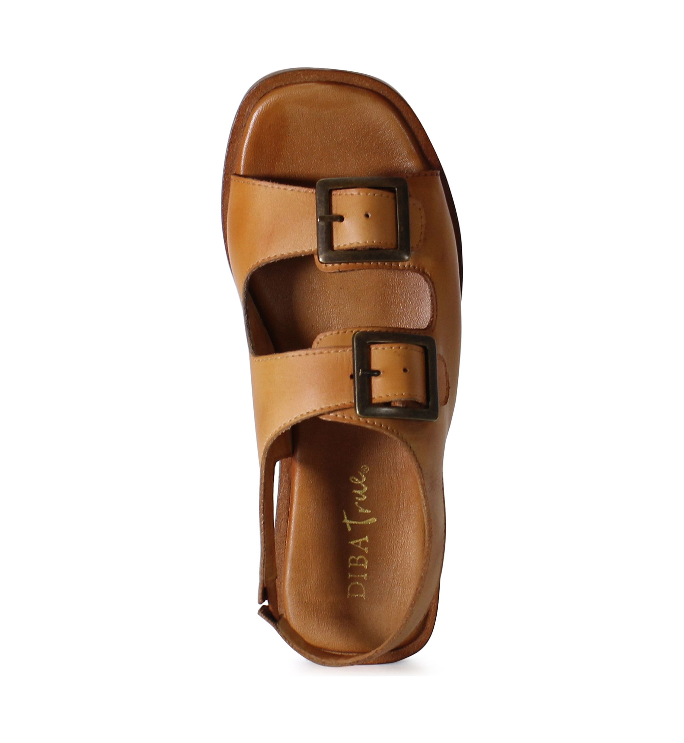 Lay Over Buckle Strap Sandals