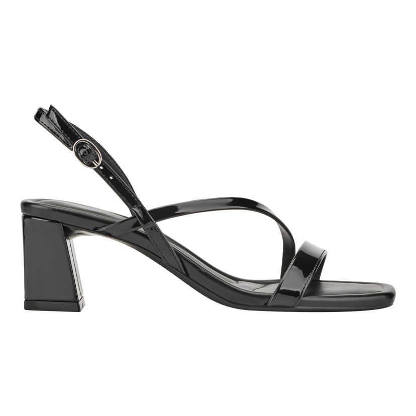Marc Fisher Gizia Square Toe Block Heel Dress Sandals | Belk
