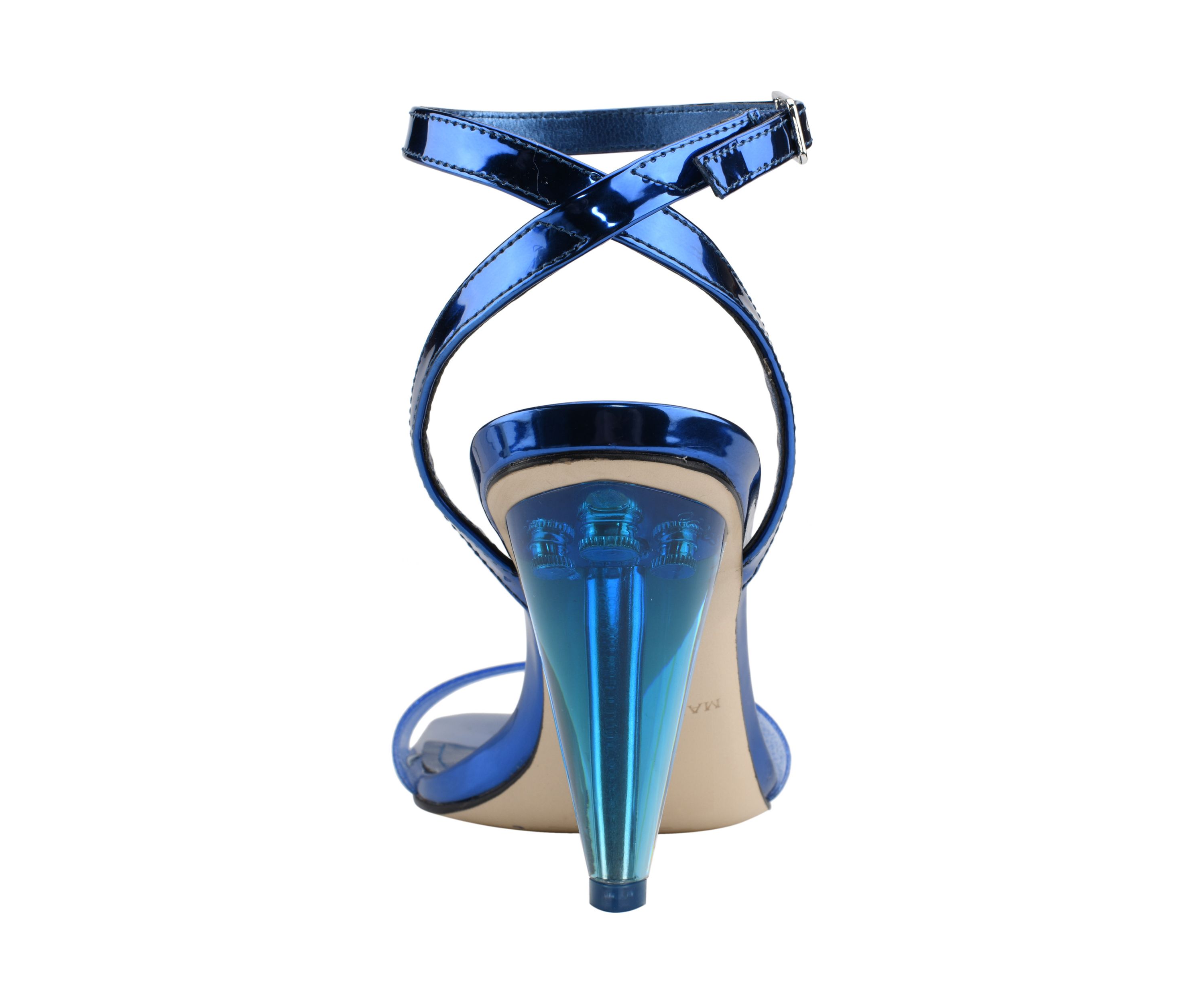 Lucite Cone Heel Sandals