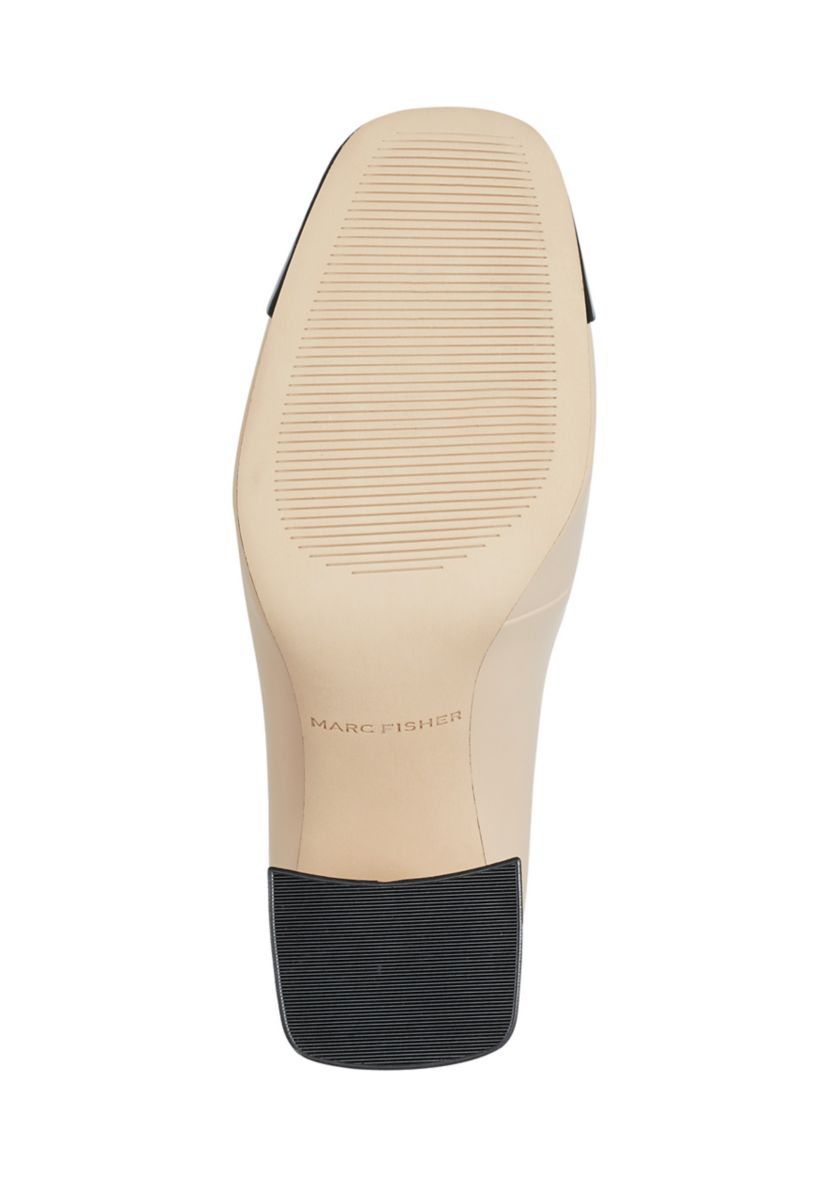 Charine Square Toe Block Heel Dress Pumps