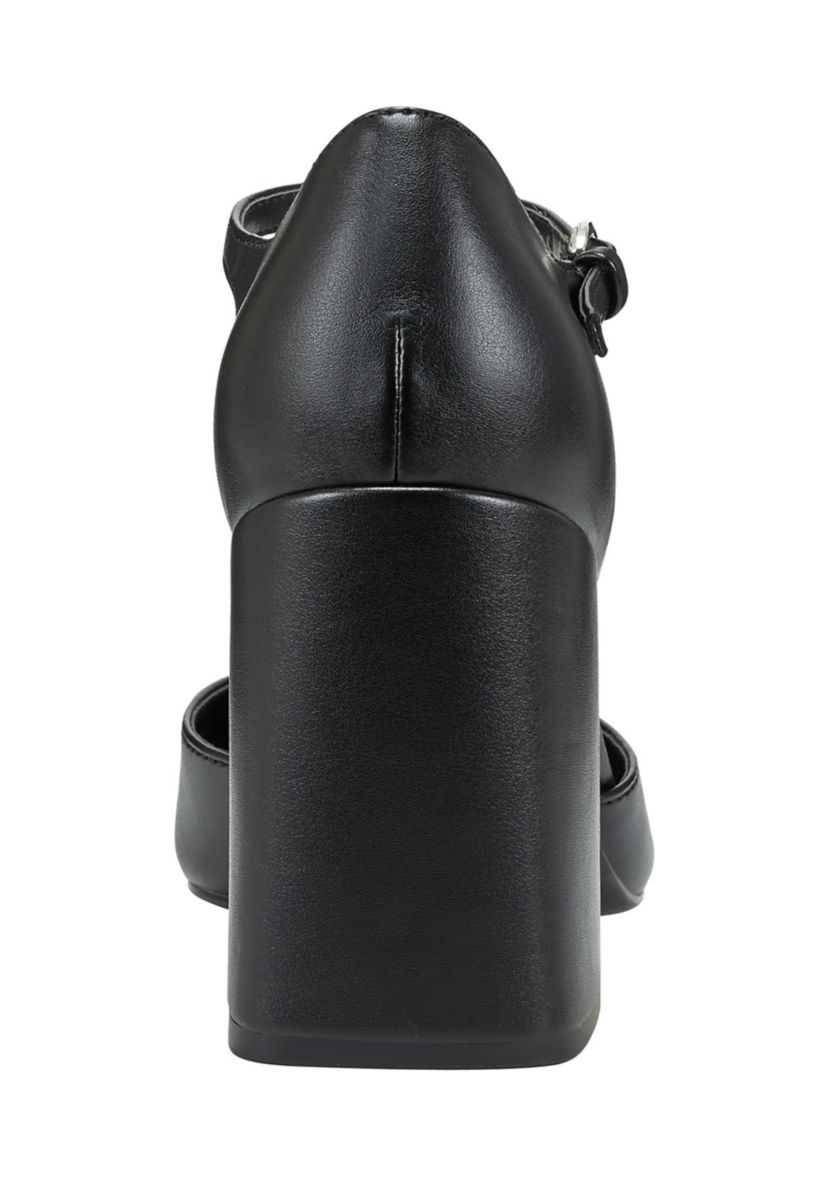 Cyrene Tapered Block Heel Dress Pumps