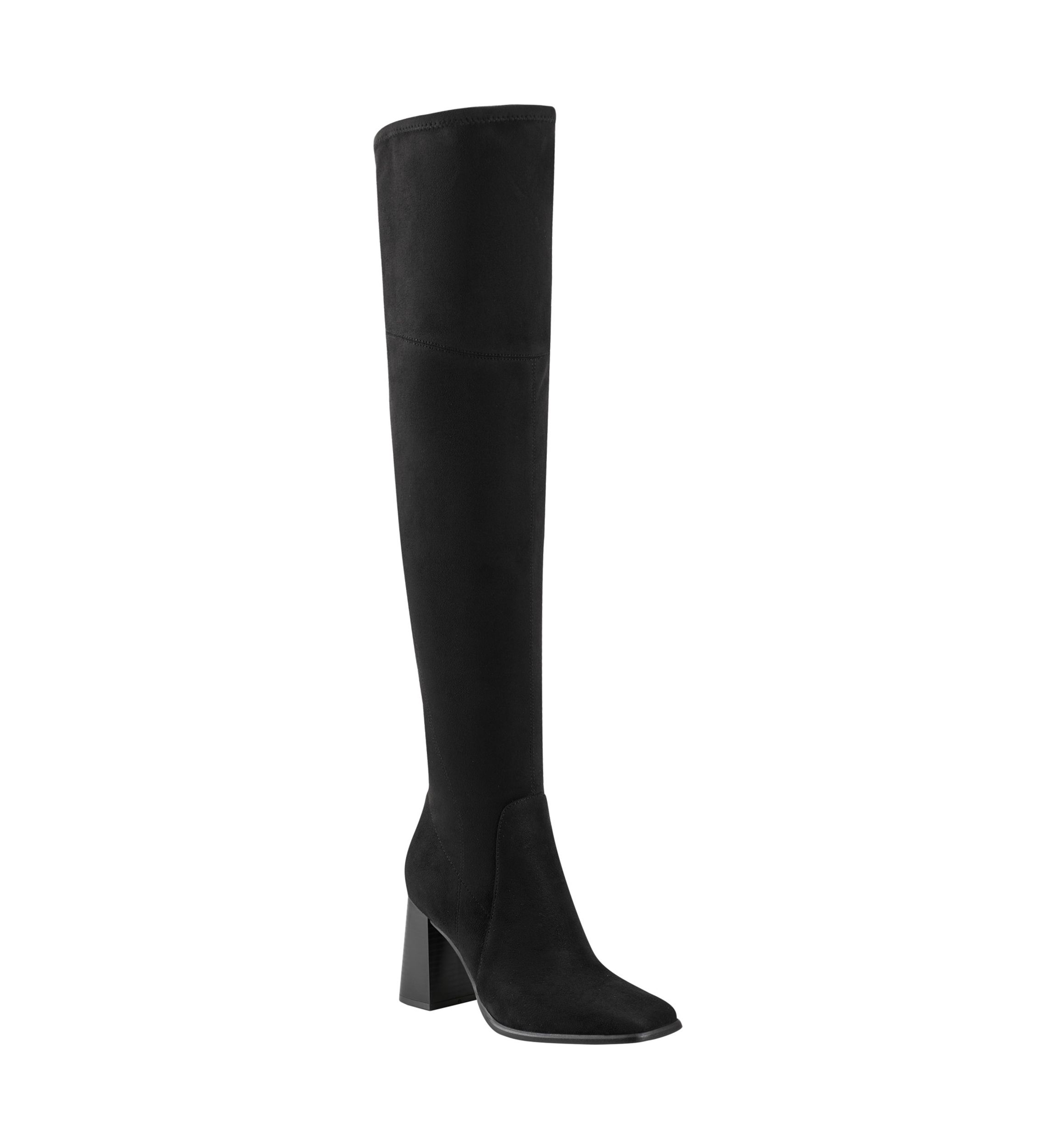Denki Over the Knee Sqaure Toe Boots