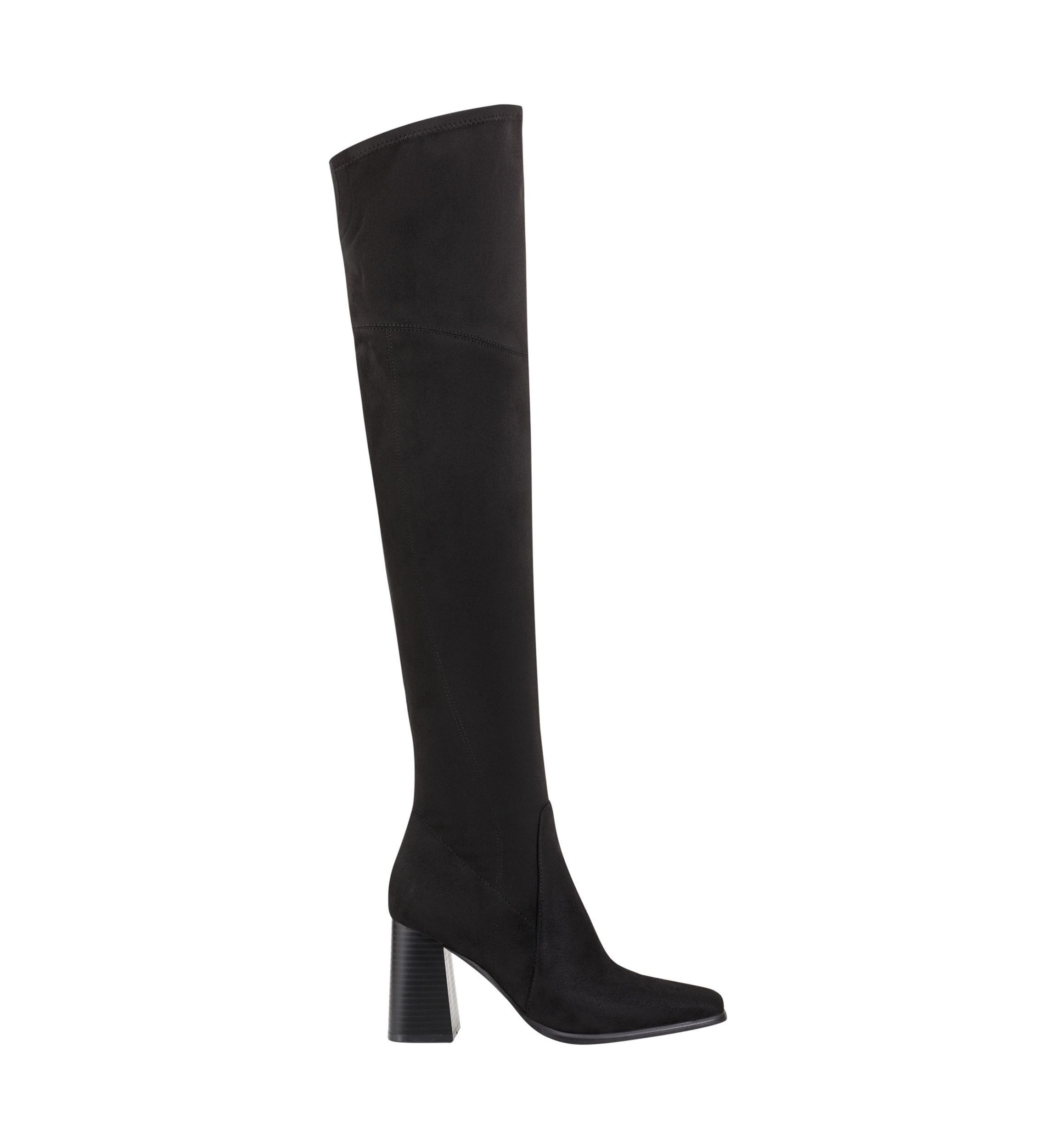 Denki Over the Knee Sqaure Toe Boots