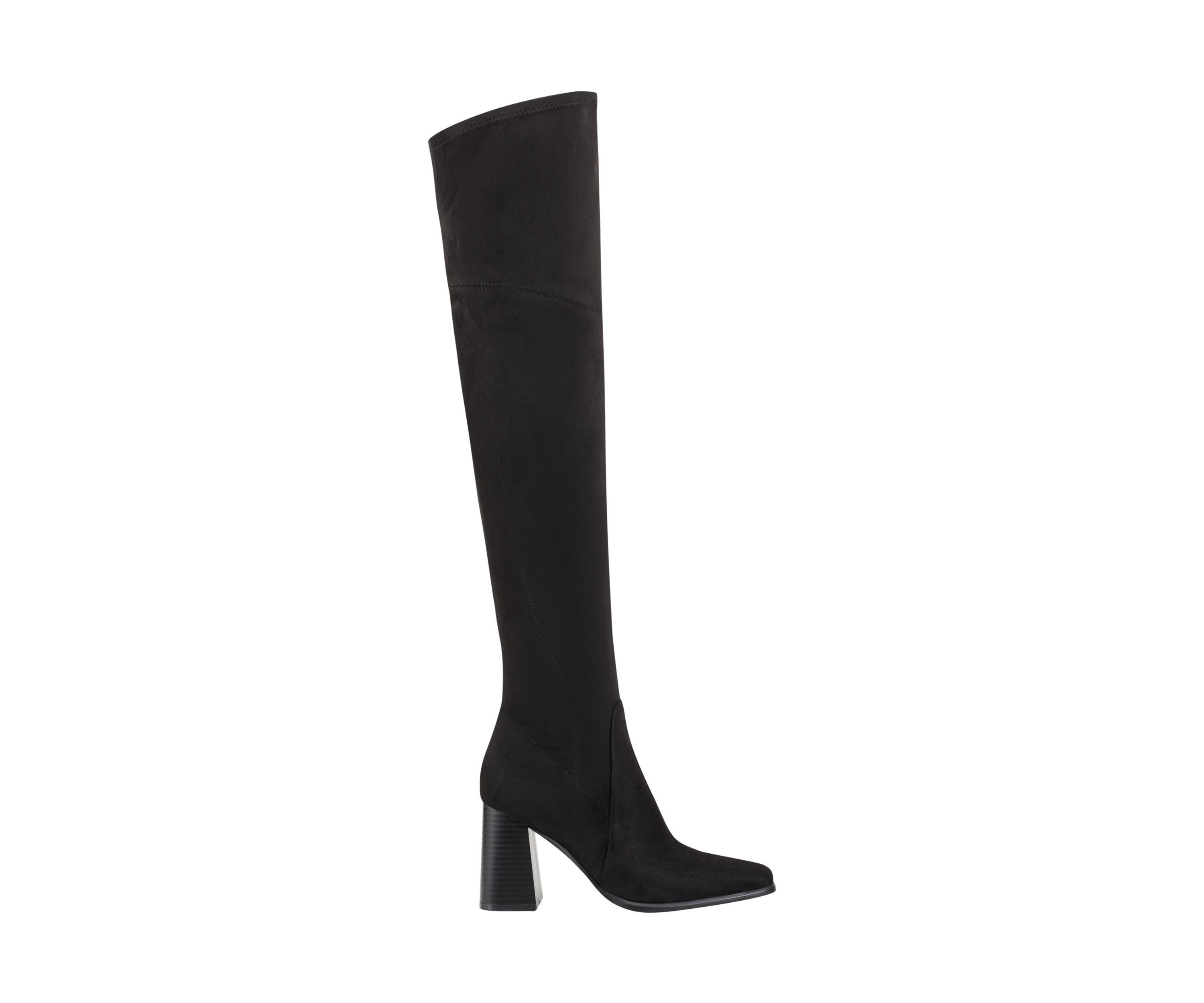 Denki Over the Knee Sqaure Toe Boots
