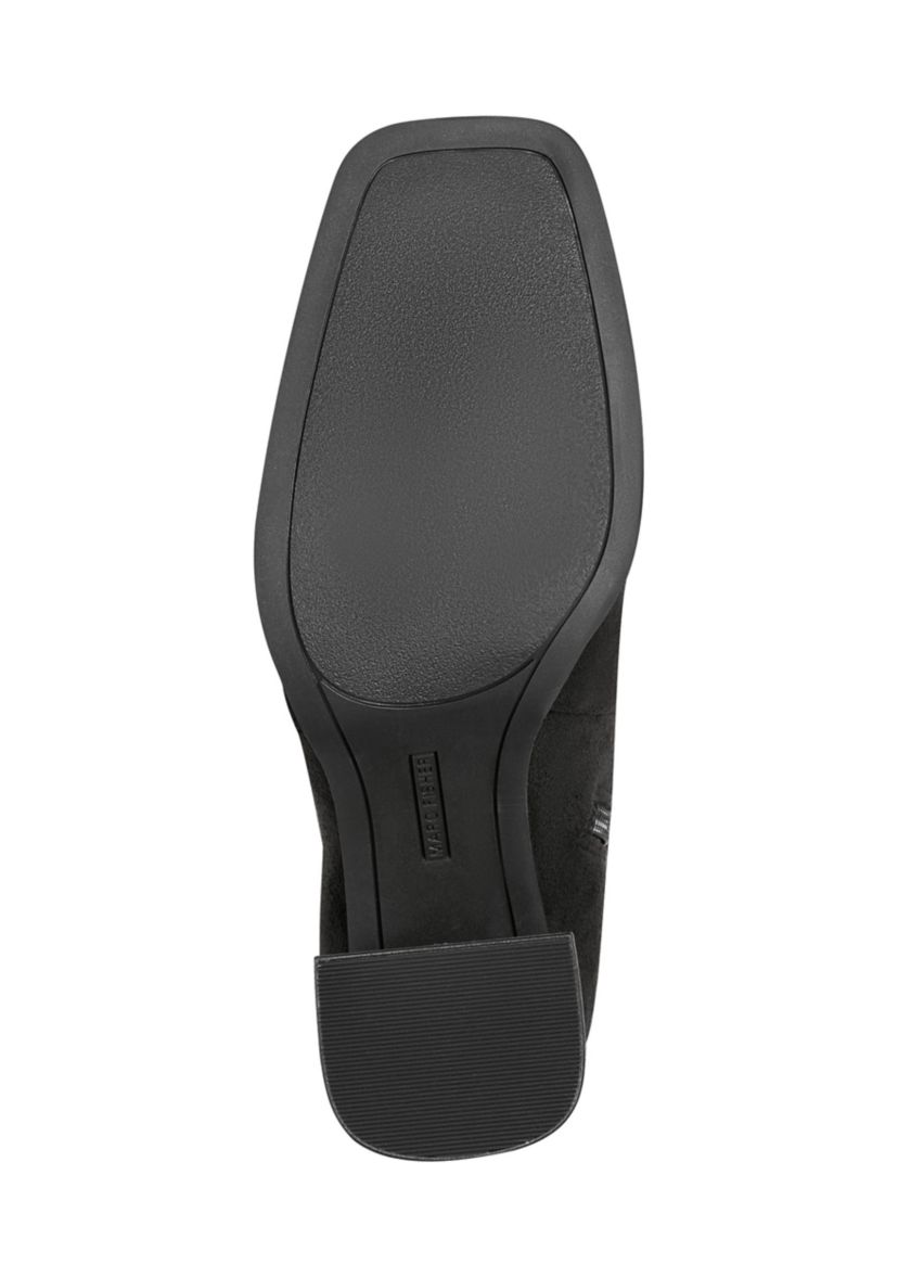 Denki Over the Knee Sqaure Toe Boots