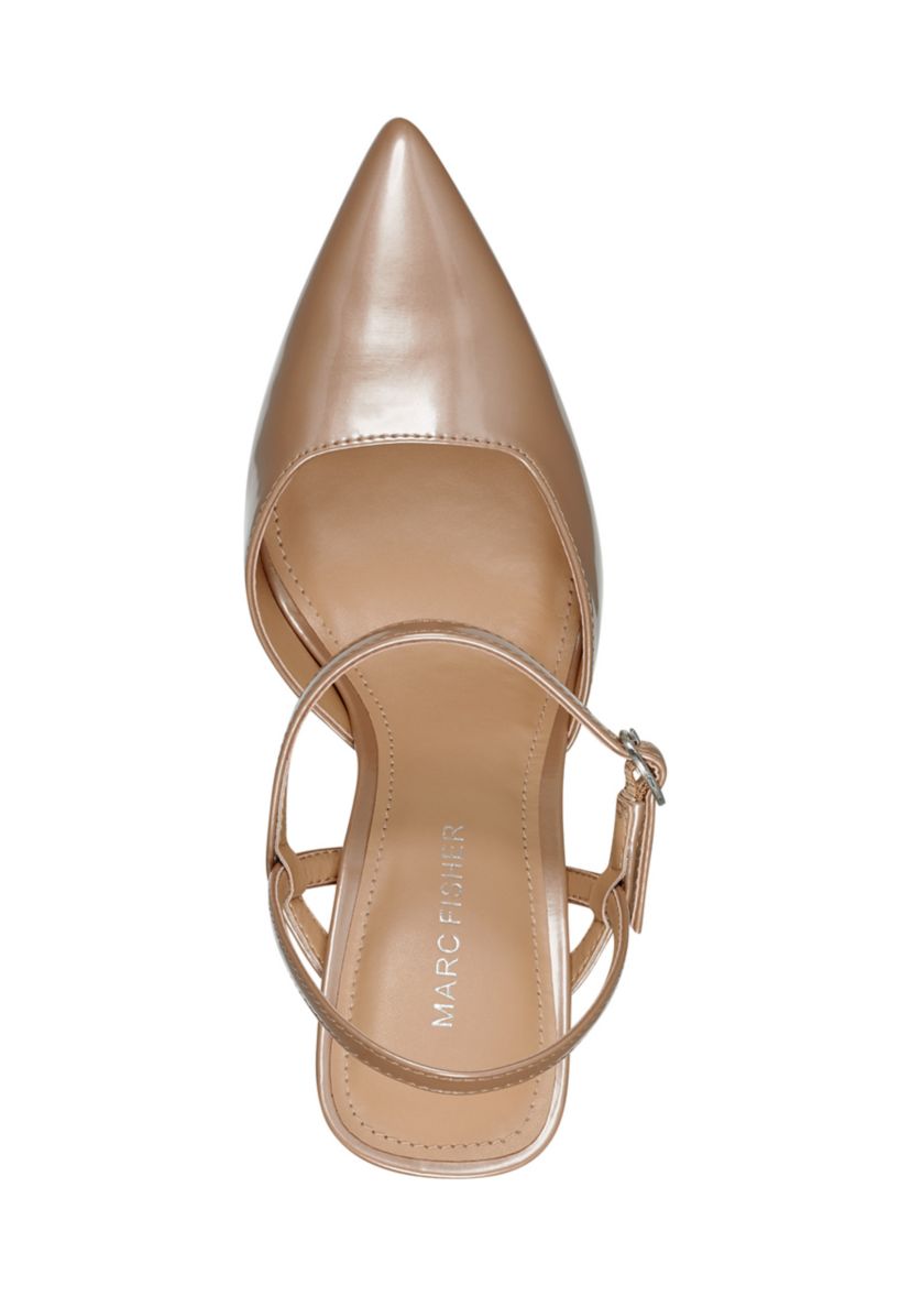 Doster Block Heel Pointy Toe Dress Pumps