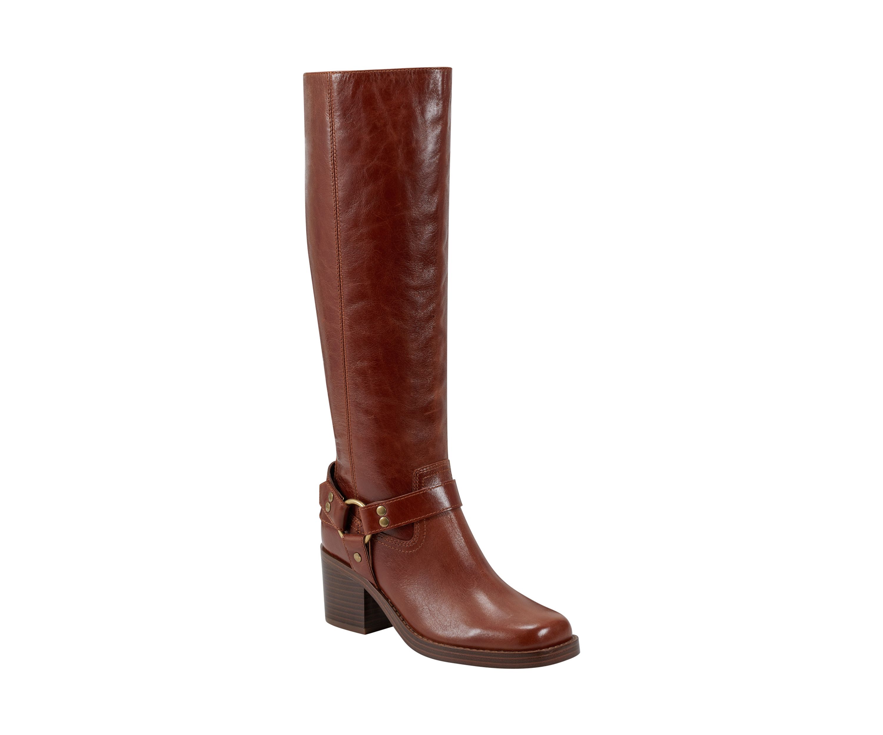 Laile Block Heel Sqaure Toe Dress Boots