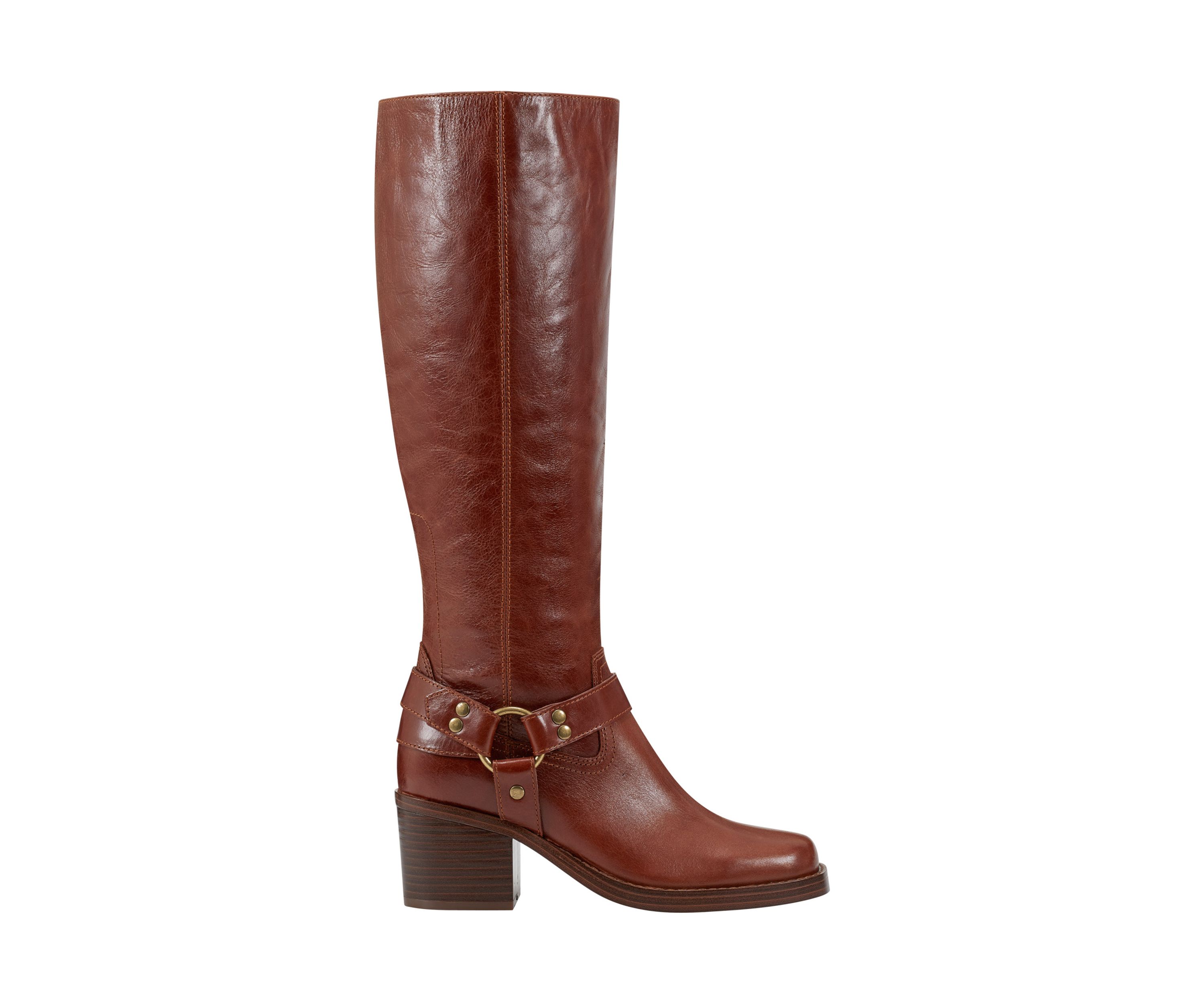 Laile Block Heel Sqaure Toe Dress Boots
