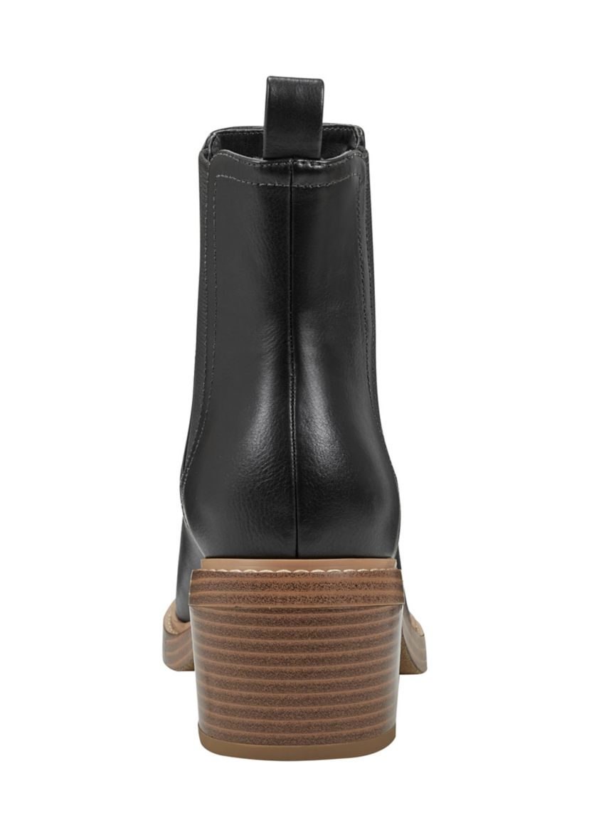 Modesty Block Heel Round Toe Dress Booties