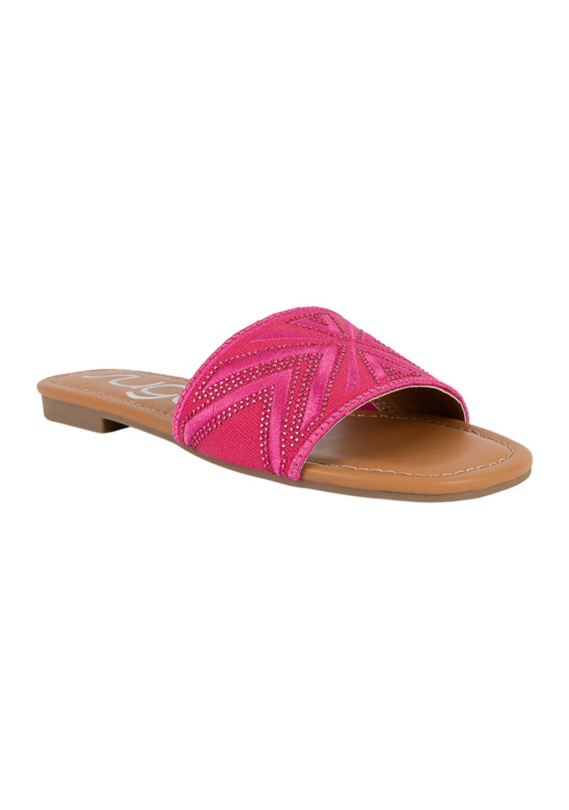 Beckoning Embroidered Sandals