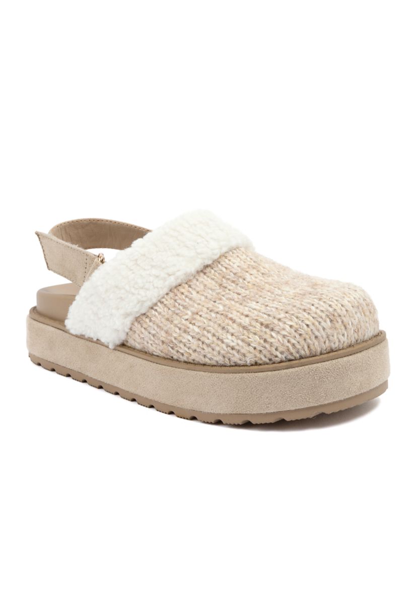 Fur Cabin Clogs