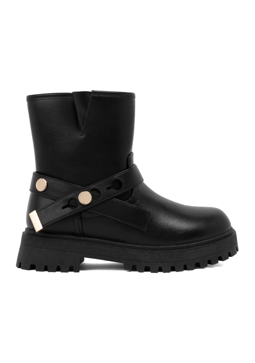 Crasher Lug Sole Moto Boots