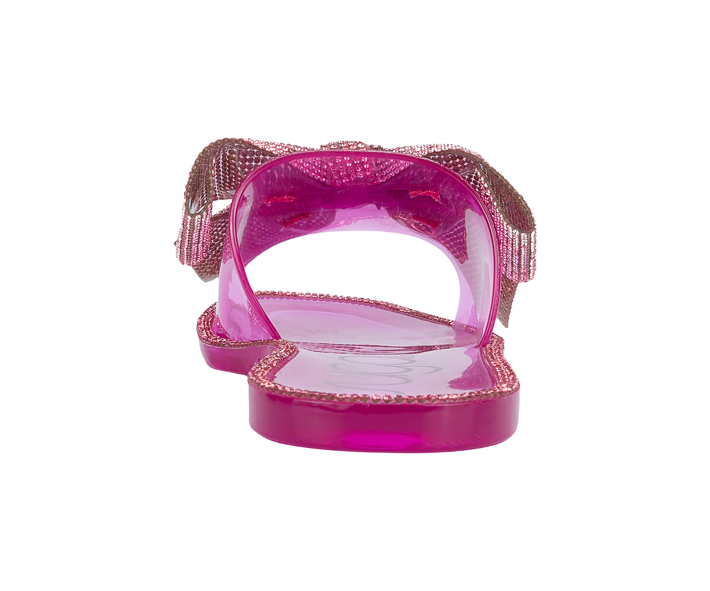 Joanne Bow Jelly Slide Sandals