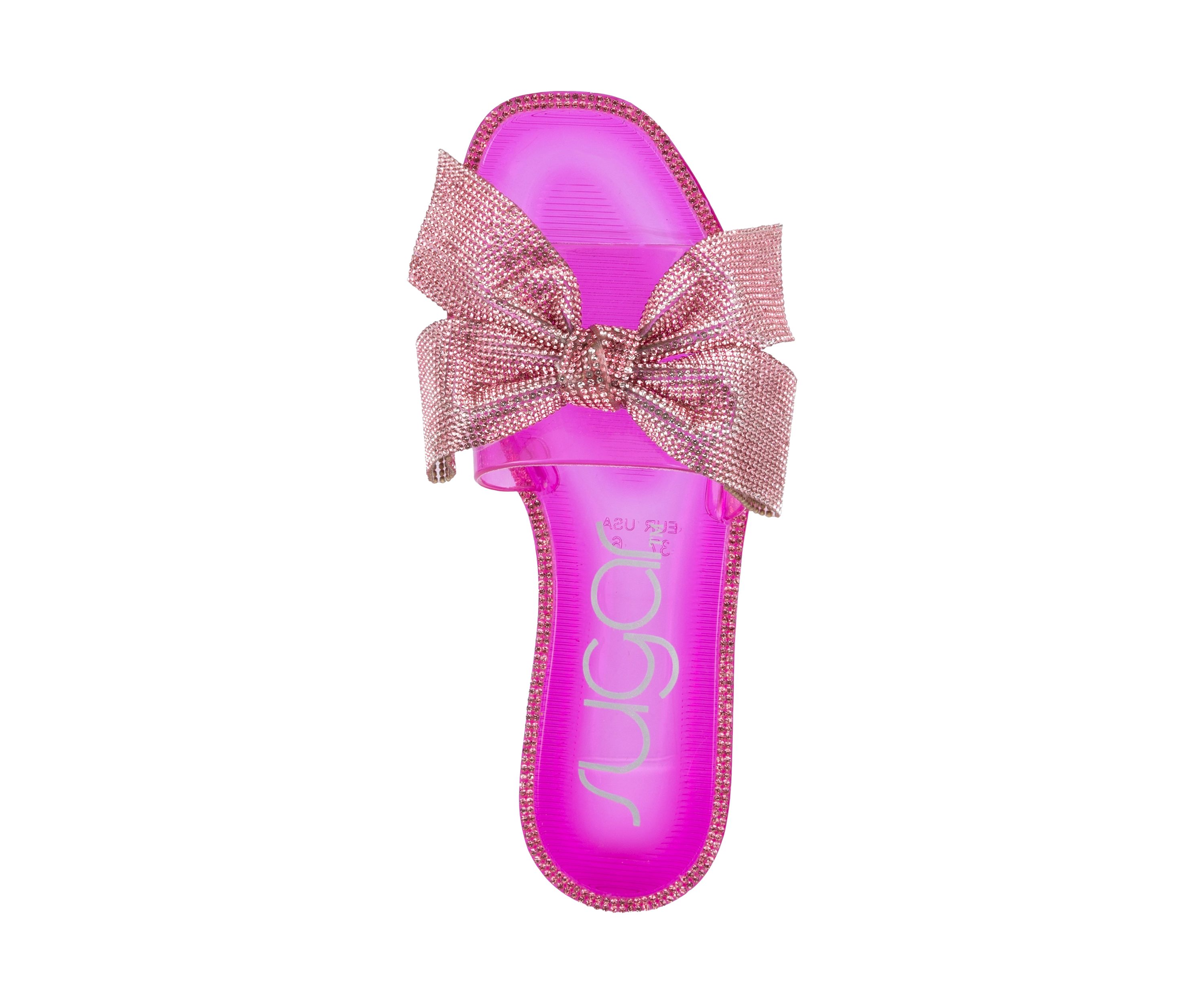 Joanne Bow Jelly Slide Sandals
